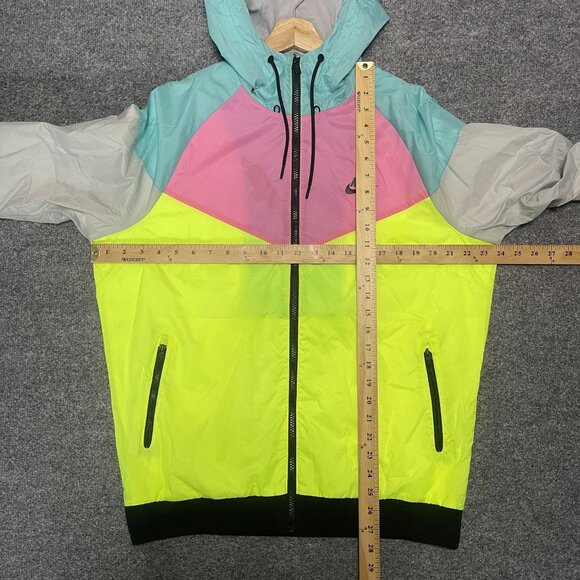 Nike Sportswear Heritage Colorblock Windbreaker Jacket L Multicolor L - Picture 6 of 7